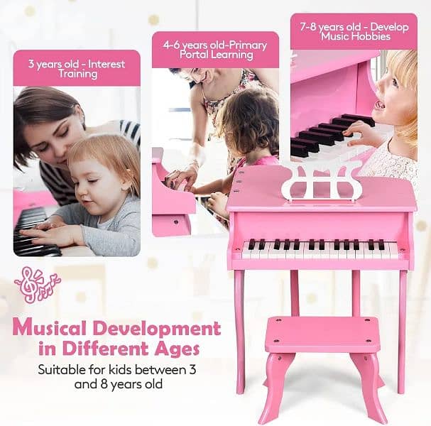 Kids Wood Piano 8