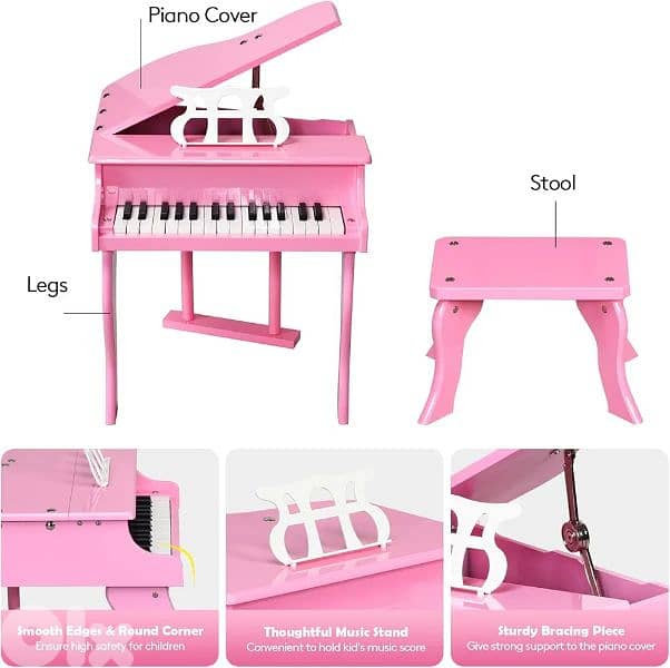 Kids Wood Piano 12