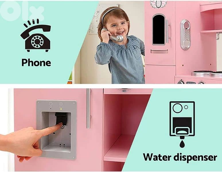 Kids Wood Kitchen مطبخ خشب للأطفال 5