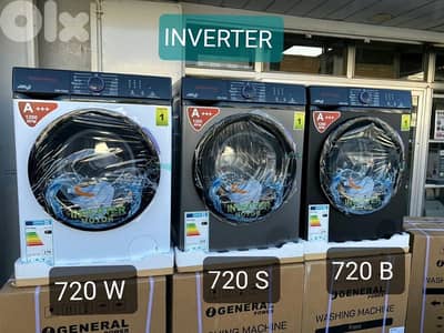 Washer General 7kg White غسالة جنرال إنفرتر الأصلية