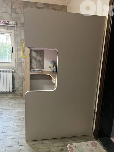 bed with office used like new from istikbal