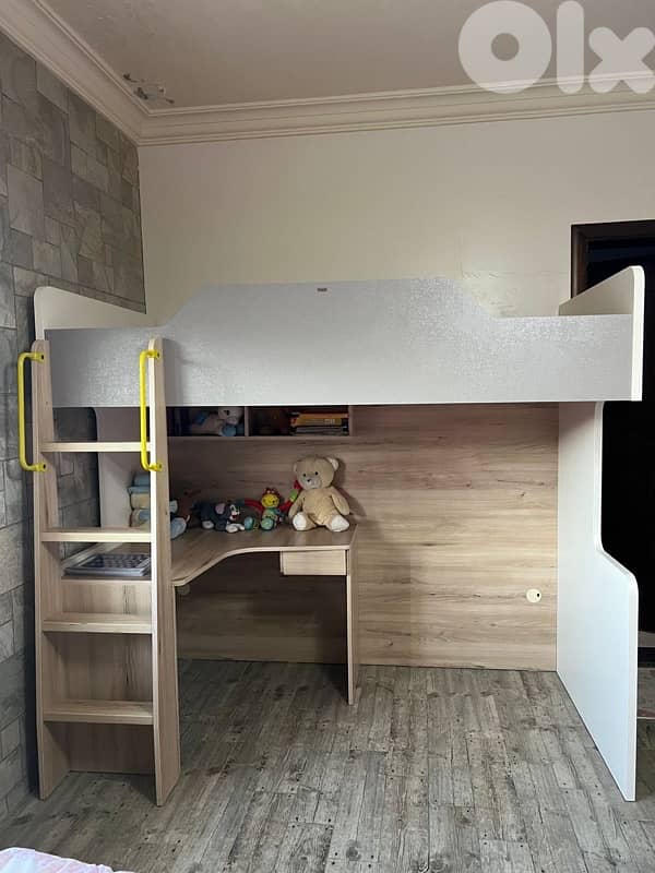 bed with office used like new from istikbal 3