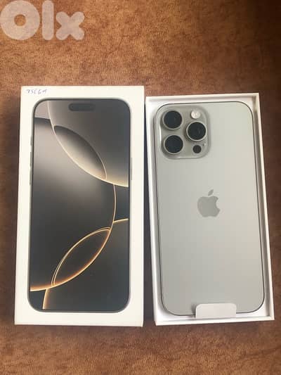 Iphone 16 ProMax 256gb (Natural Titanium)