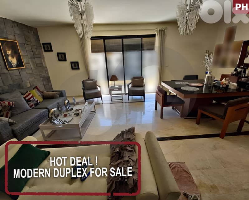 Modern Unfurnished Duplex For Sale in Mansourieh REF#PH127847 0