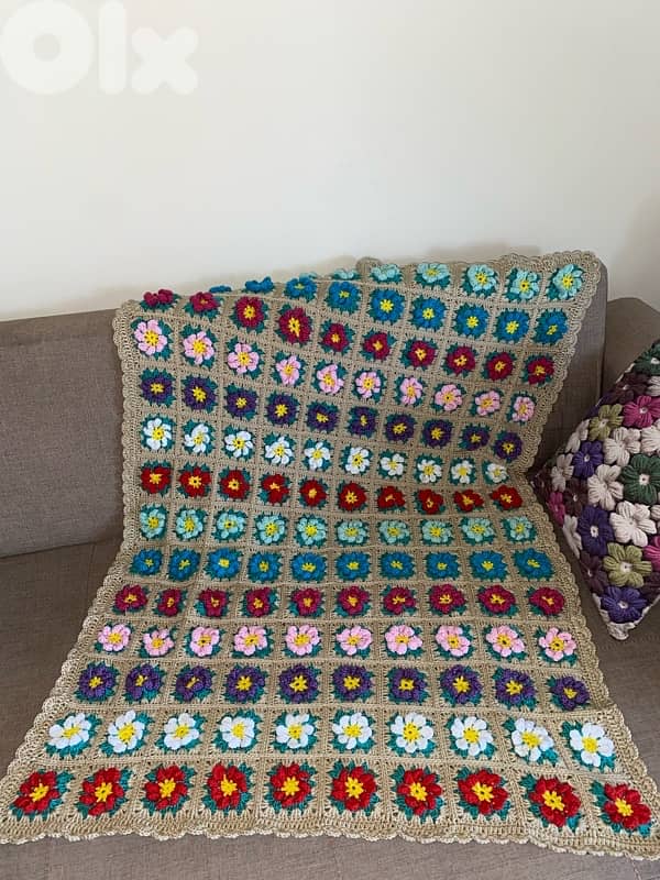 crochet blanket hand made 0
