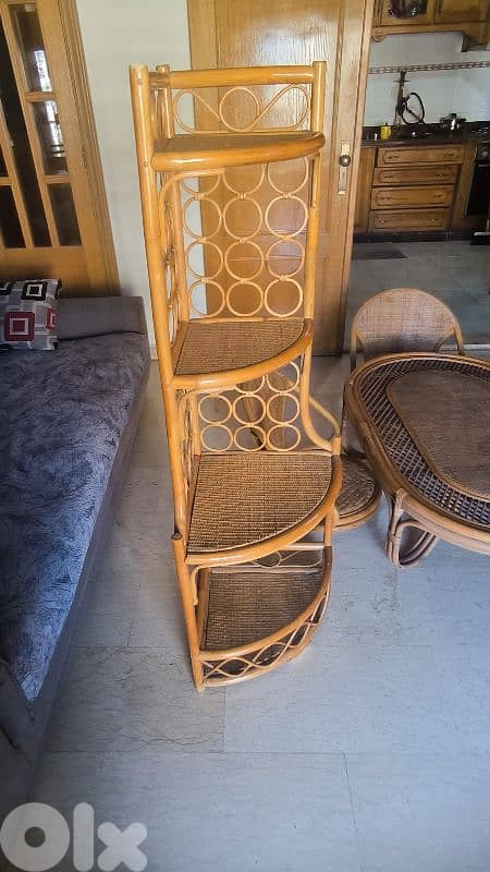 طقم خيزران vintage 4