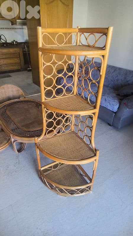 طقم خيزران vintage 6