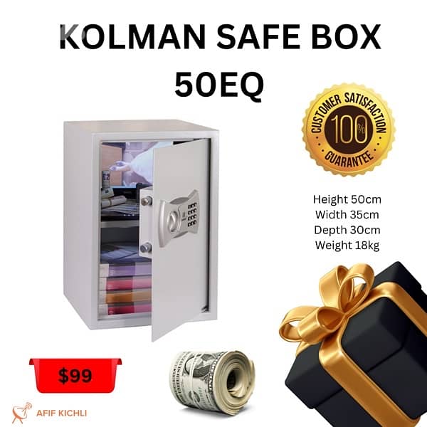 Kolman Digital Safe Box all Sizes خزنات حديدية جميع المقاسات 0
