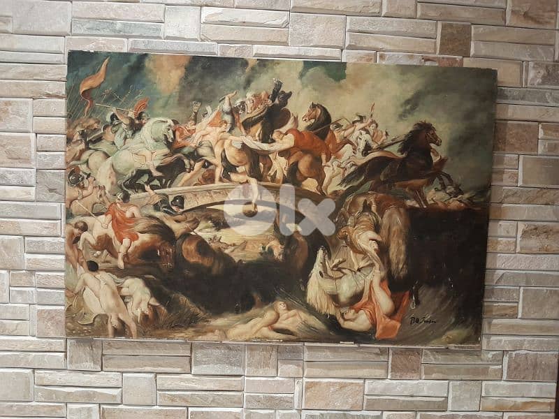 معركة الرومان و الامازونيات التاريخيه رسم يد 0