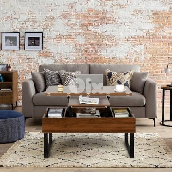 VOWNER Folding Coffee Table, 3-in-1 1