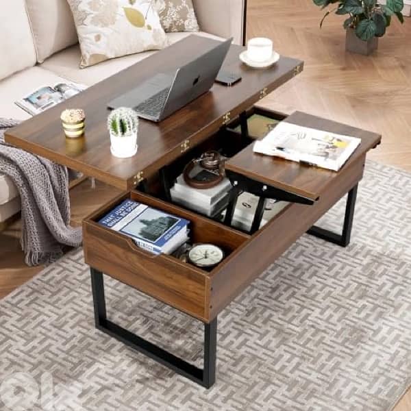 VOWNER Folding Coffee Table, 3-in-1 2