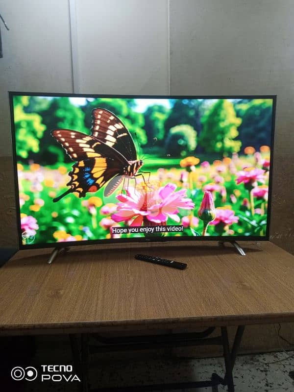 led TCL curve smart 4k 50" 2