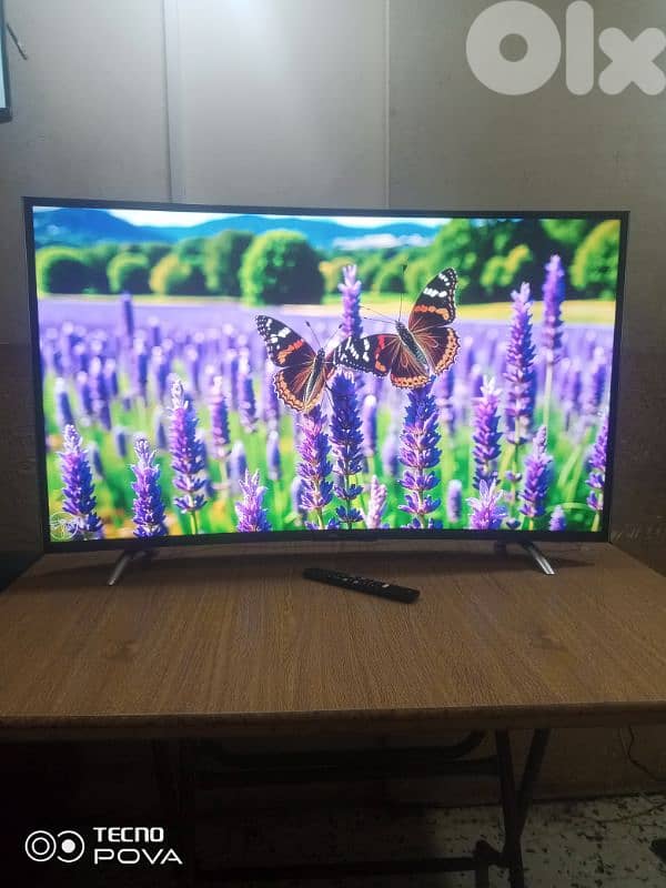 led TCL curve smart 4k 50" 5