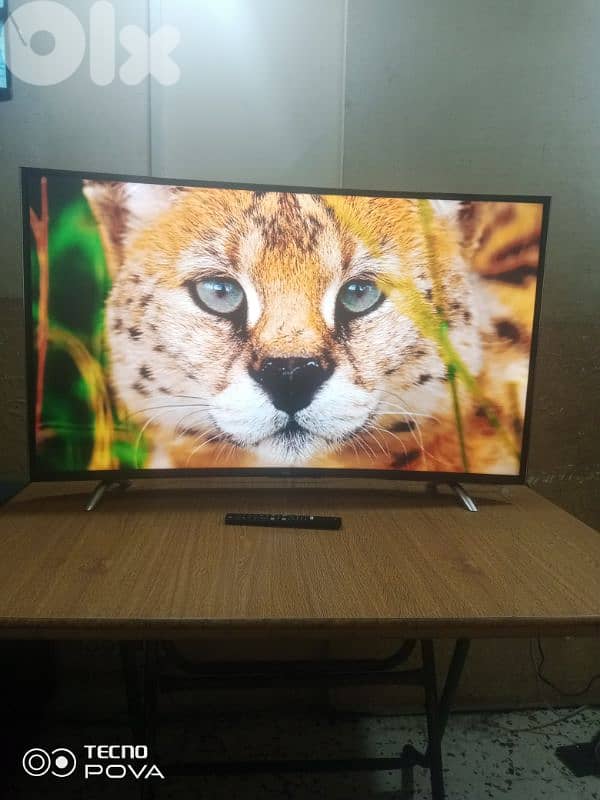 led TCL curve smart 4k 50" 6