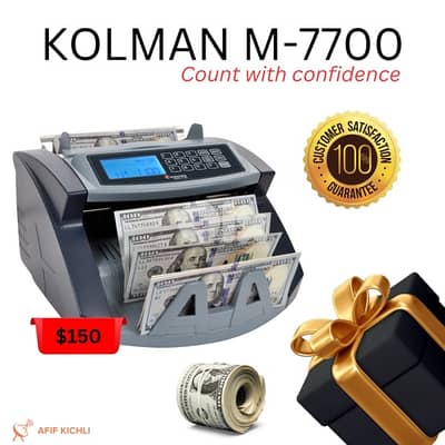 Kolman Money Counter USD EURO LBP عدادة نقود