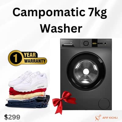 Campomatic Samsung 7-10kg Washing Machine  غسالة كفالة شركة
