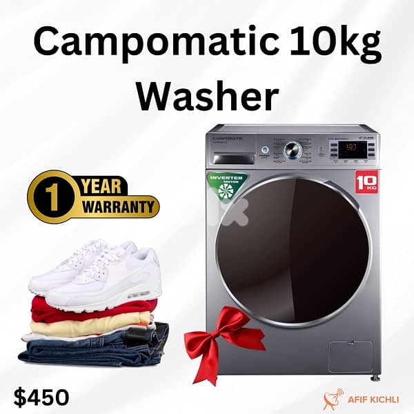 Campomatic Samsung 7-10kg Washing Machine  غسالة كفالة شركة 1