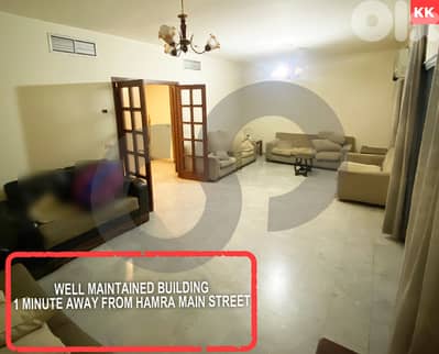 145 SQM | hamra |Well Maintained Building |Prime Location REF#KK127890