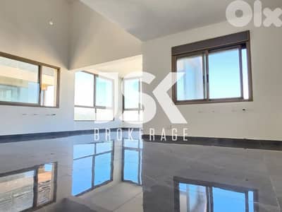 L19568 - Spacious Duplex With Great View For Sale in Jamhour