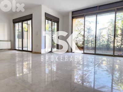 L19569 - Apartment With Garden For Sale in Jamhour