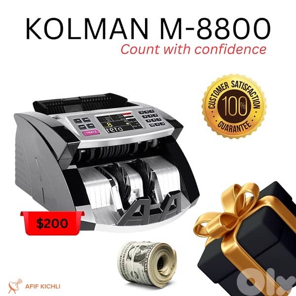 Kolman Money Counter USD EURO LBP 2