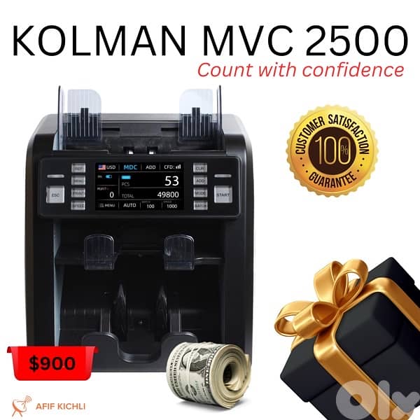 Kolman Money Counter USD EURO LBP 4