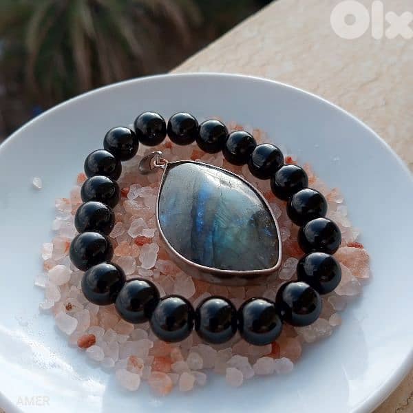 خاتم عقيق يماني مع مجموعة مرتبه 3