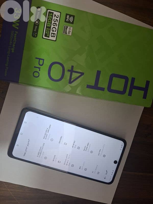 hot 40pro 256gb 16ram +5 1