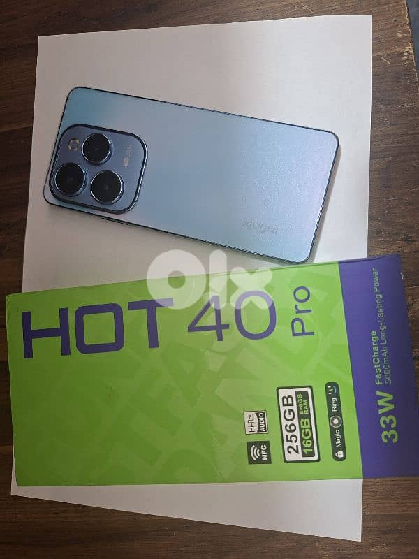 hot 40pro 256gb 16ram +5 3