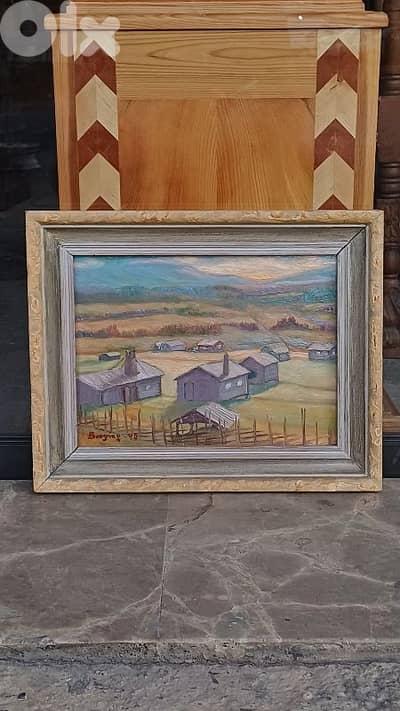 لوحة رسم زيتي اوروبية