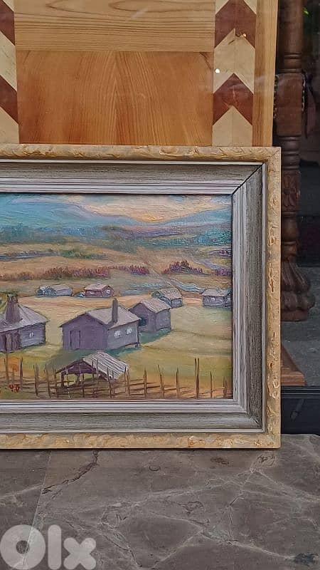 لوحة رسم زيتي اوروبية 3