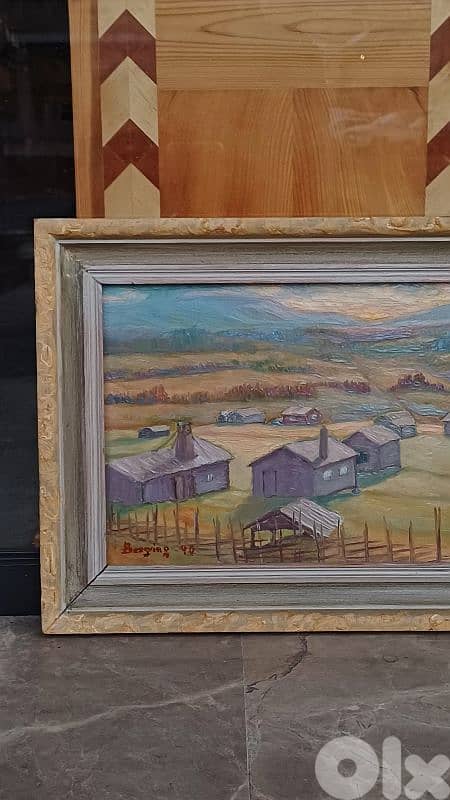 لوحة رسم زيتي اوروبية 4