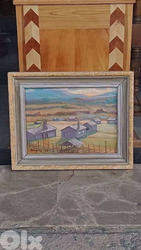 لوحة رسم زيتي اوروبية 5