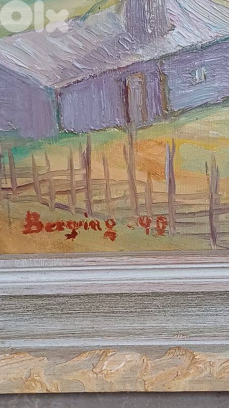 لوحة رسم زيتي اوروبية 6