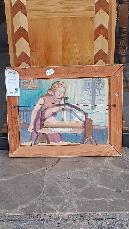 لوحة رسم زيتي اوروبية 7