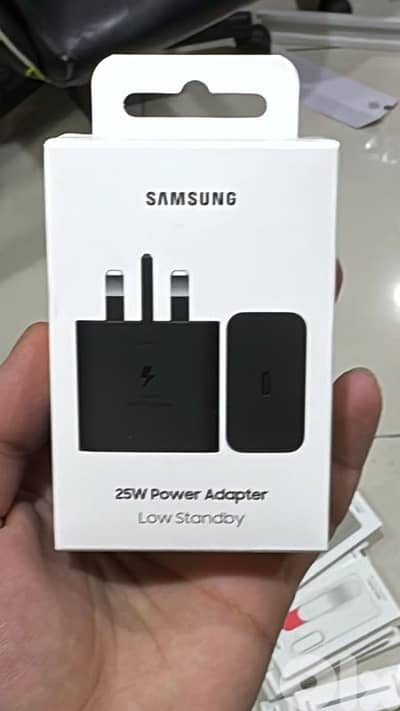 Samsung 25w pd adapter usb-c 3 pin black