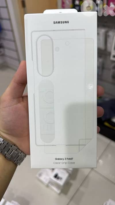 Samsung Galaxy Z fold 7 Clear Grip Case