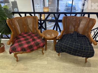 Antique full living room