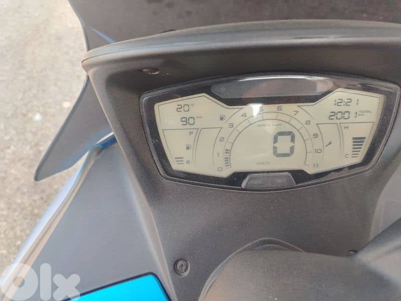 apprilia SXR 160 blue 0