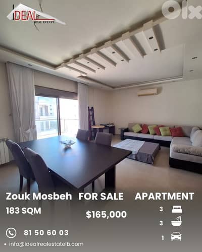 Apartment for sale in Zouk Mosbeh Keserouan شقة للبيع في زوق مصبح