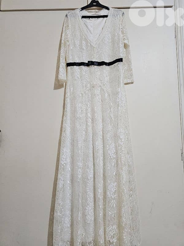 فستان سهره ابيض 0