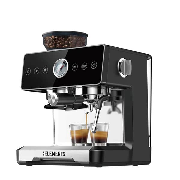 German Espresso KB Elements Gusto Forte Coffee Machine With Grinder 6