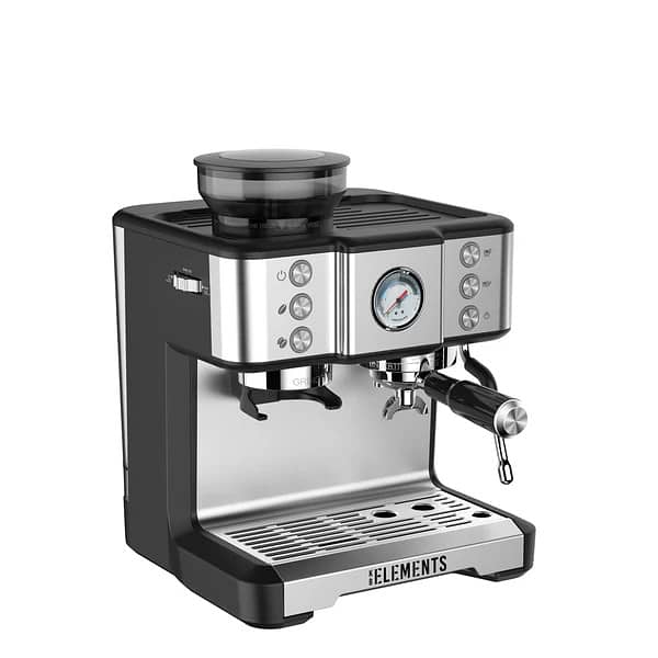 German Espresso KB Elements Preciso Coffee Machine With Grinder 2