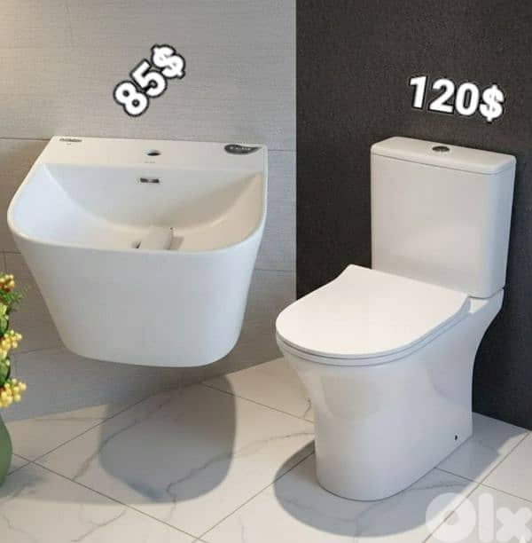 bathroom toilet sets(toilet seat/sink)أطقم حمام كرسي مع مغسلة 14