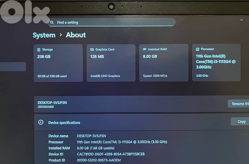 L13 Thinkpad laptop for sale used for 2 months only. 3