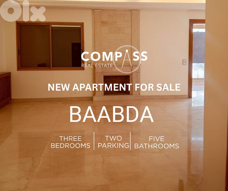 Apartment for sale in Baabda, Antonine, new building 0