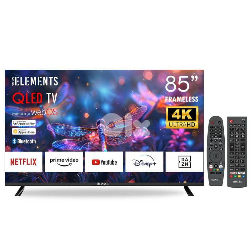 KB Elements - Qled WebOS 85″ Inch TV UHD 4K Smart | تلفزيون 85 إنش 2