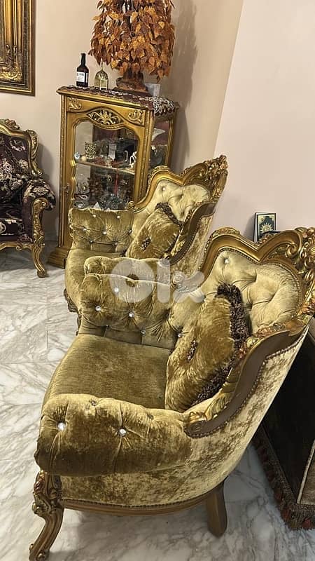 طقم كنبايات ستيل انتيك 2