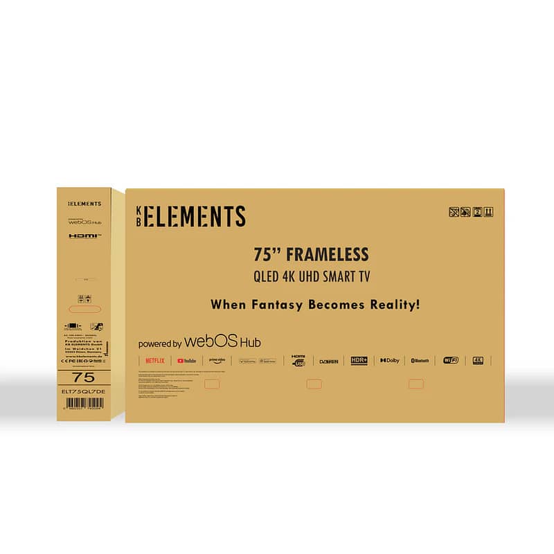 KB Elements Qled WebOS 75″ Inch TV-UHD 4K Smart | تلفزيون 75 إنش 9