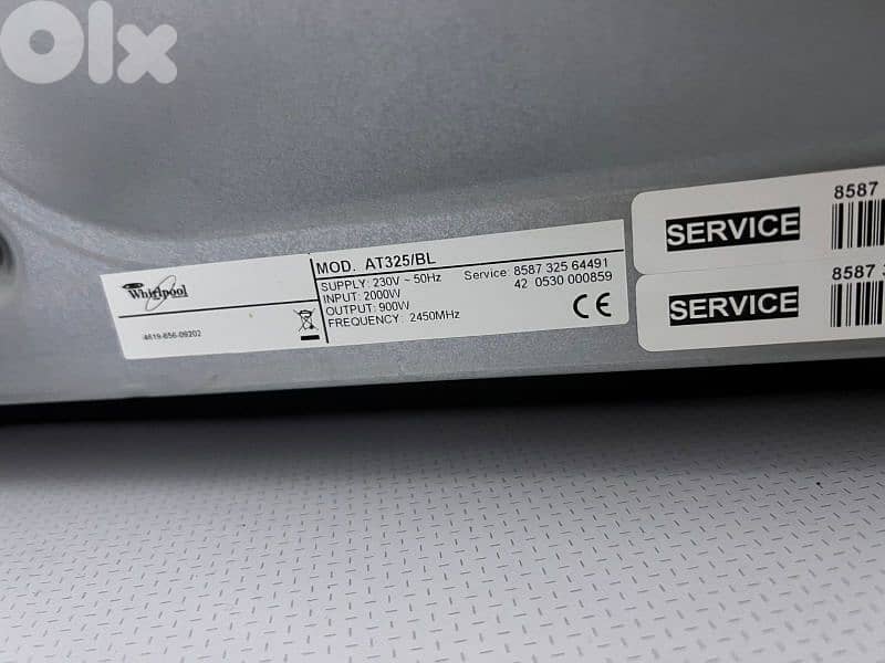 ميكرو وايف + فرن بقطعة وحدة whirlpool 3